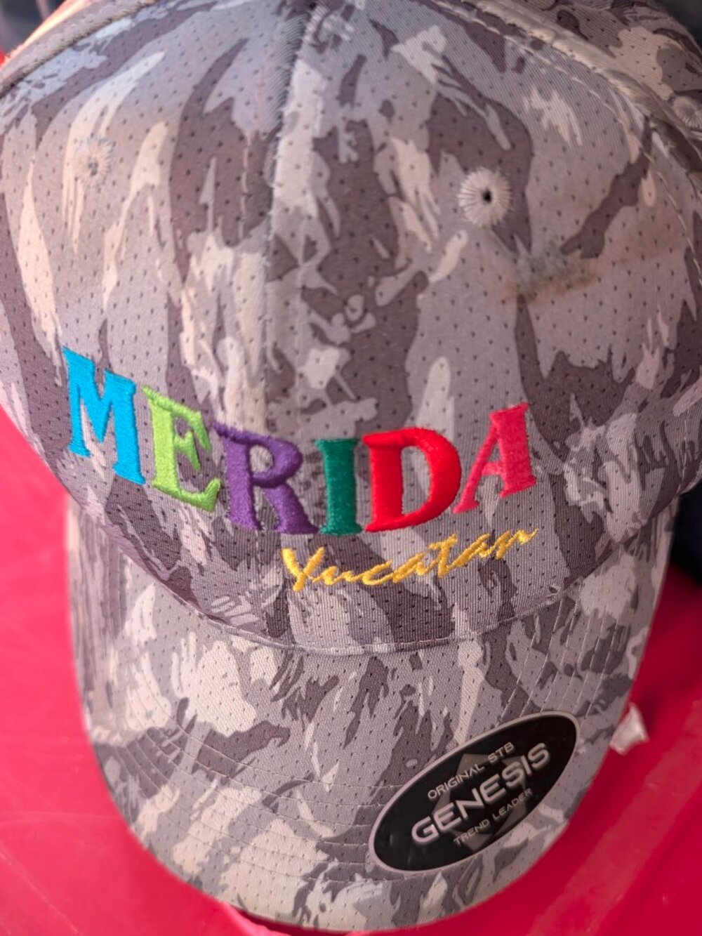 Genesis Merida Yucatan Mexico Camo Baseball Cap - 1184